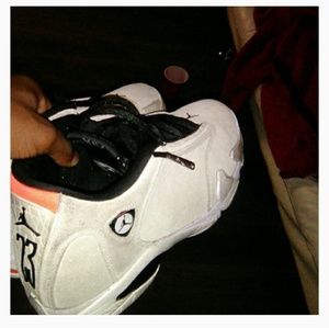 Suede Desert sand jordan 14s
